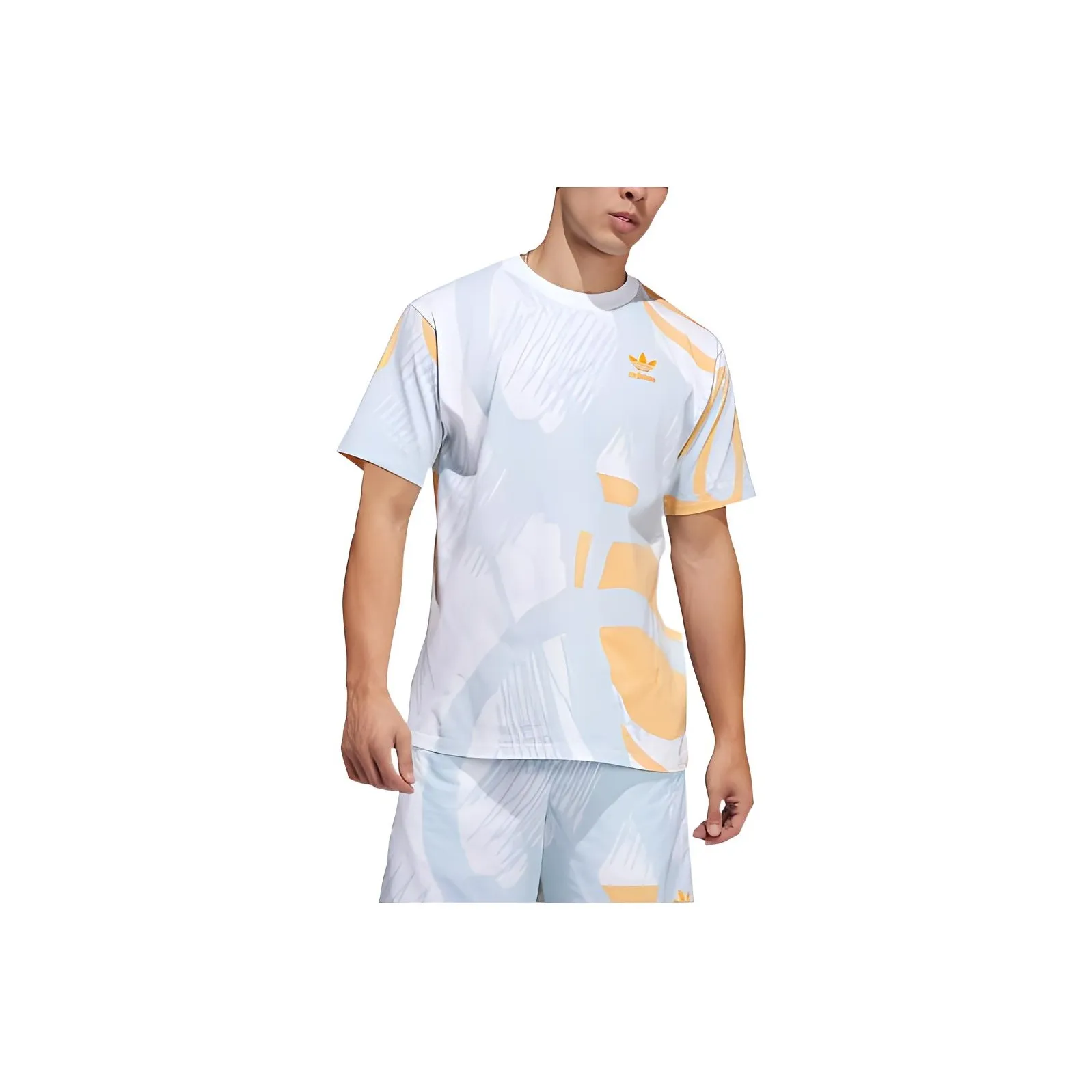 Adidas Originals T-Shirt Мужской Светло-Синий