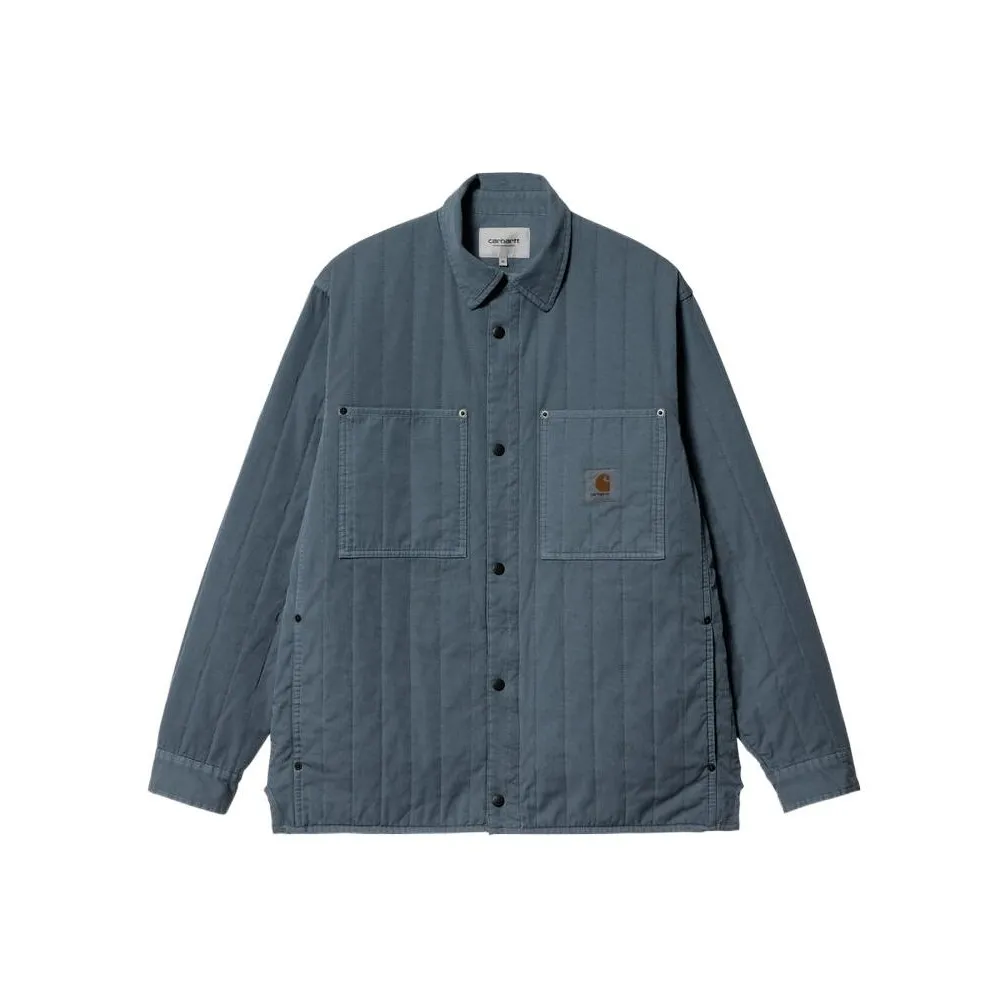 Carhartt WIP SS23 Remastered Рубашка Куртка Мужская Синяя