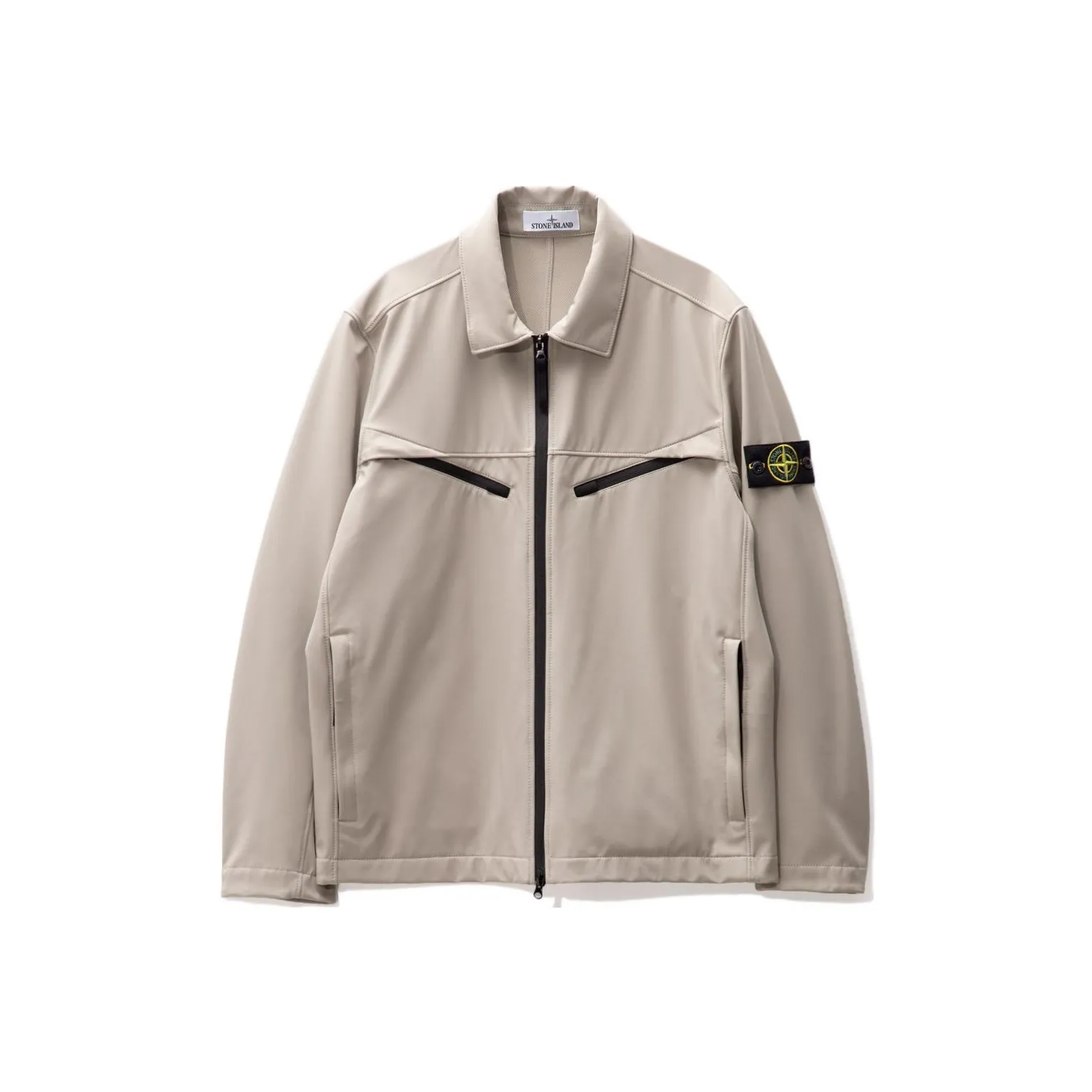 STONE ISLAND LIGHT SOFT SHELL R SERIES SOFT SHELL Jackets Coats Men's Dove Gray