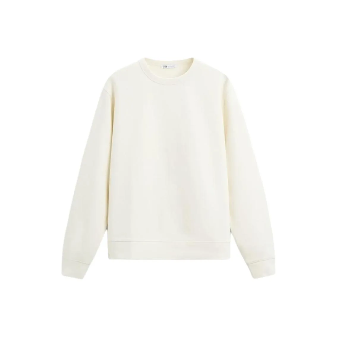 ZARA Valentine's Day Collection SS25 Sweatshirt Men's Frosted White