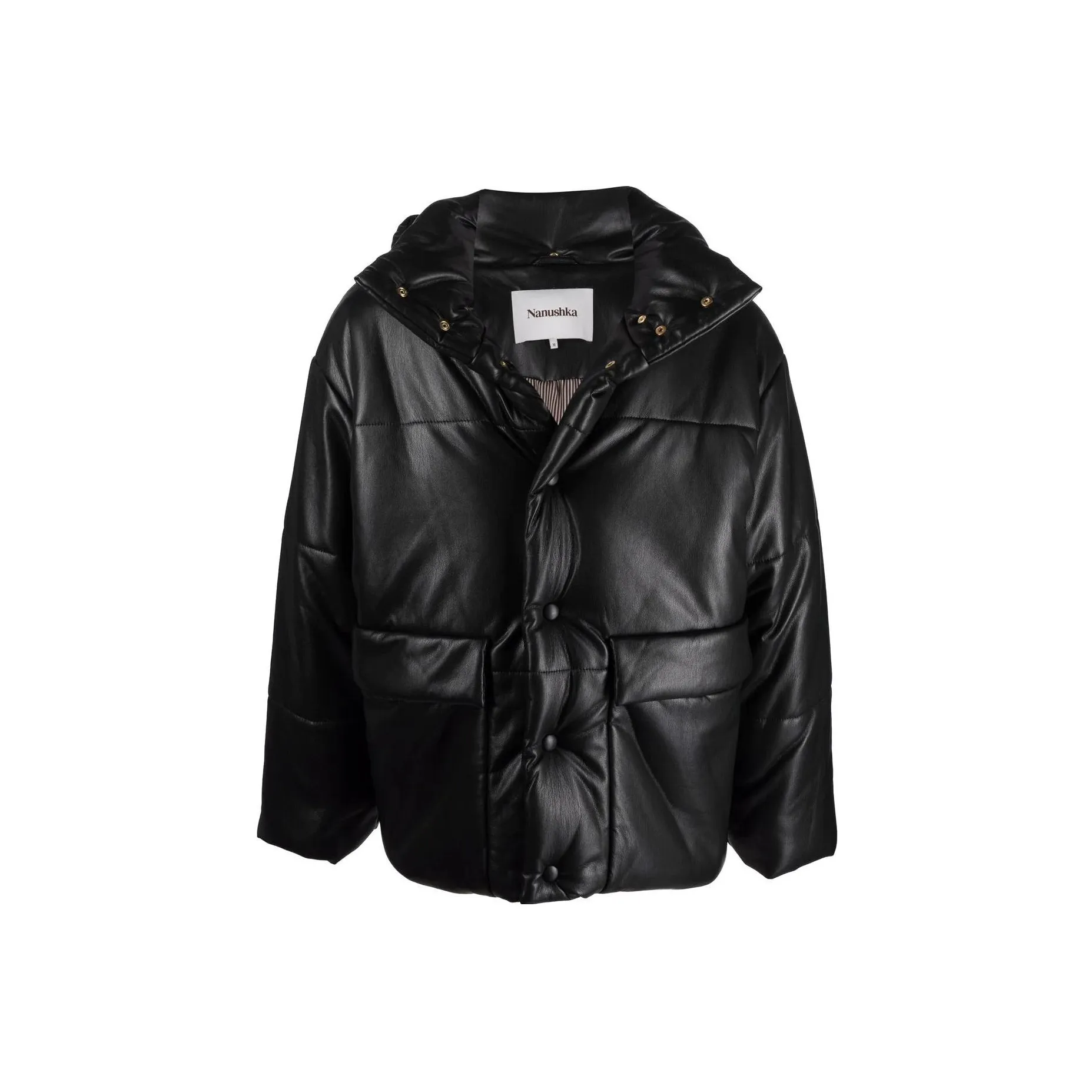 NANUSHKA Hide Faux leather Puffer Jacket