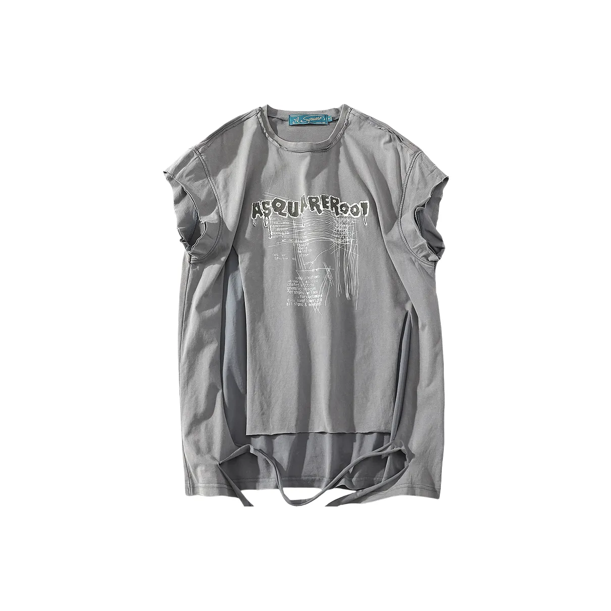 A SQUARE ROOT T Shirt Unisex Gray Blue