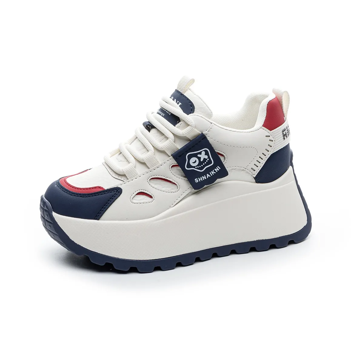 CHOVO Износостойкий Дышащий Легкий Увеличивающий Высоту Низкий Топ Кроссовки с Толстой Подошвой Женские