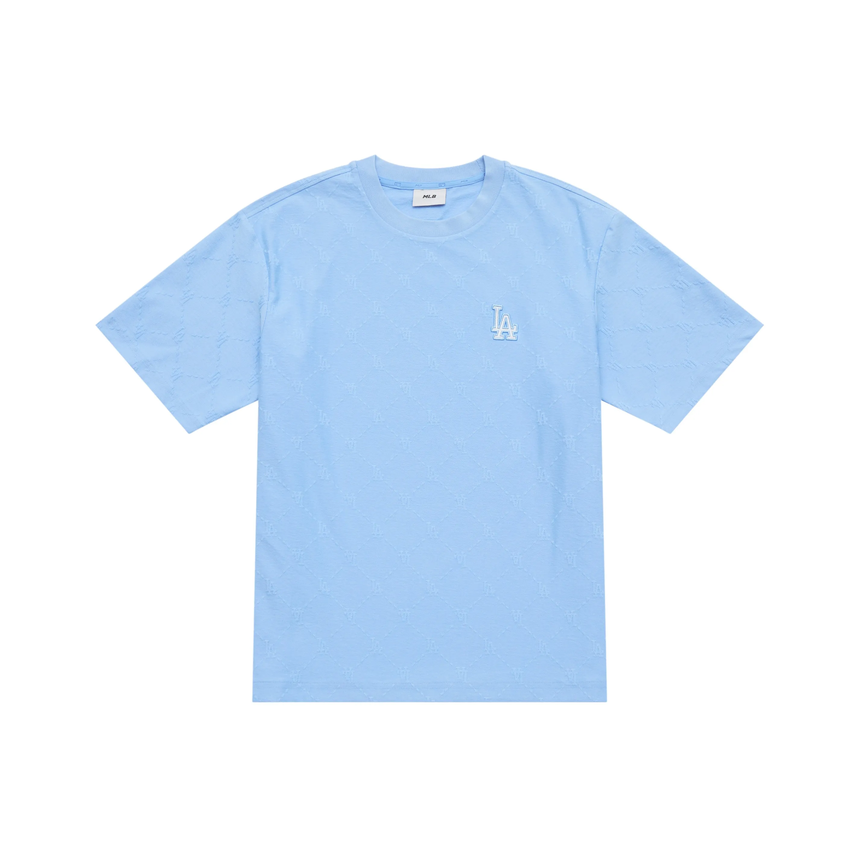 MLB MONOGRAM Коллекция Los Angeles Dodgers SS25 T-Shirt Unisex Небесно-синий