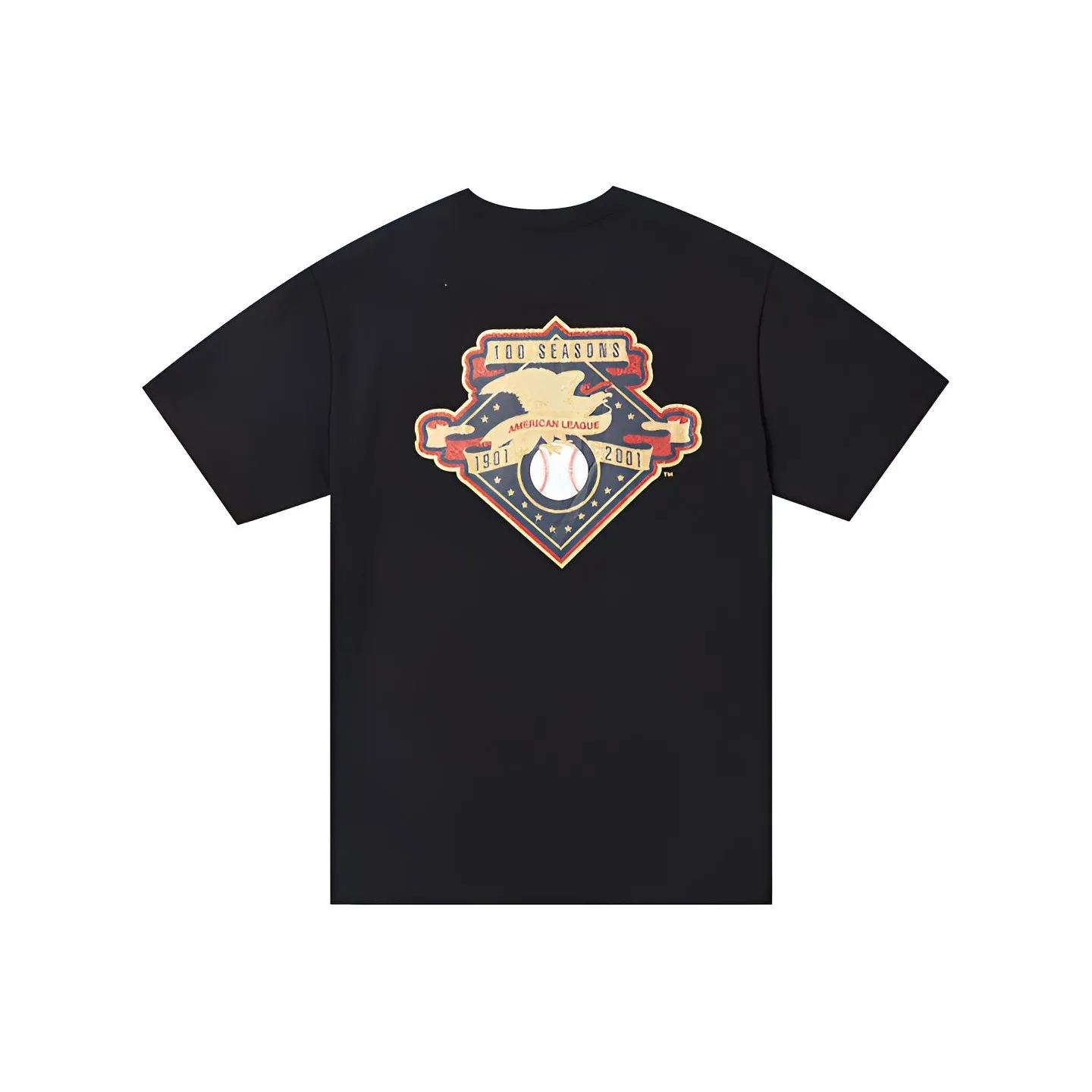 New Era Черная Унисекс Футболка