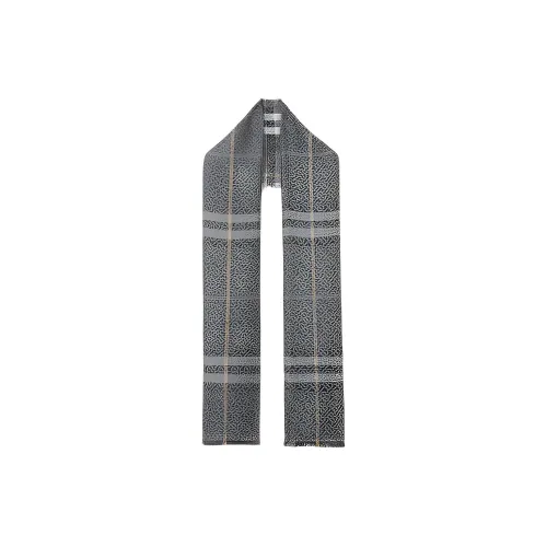 Burberry Вязаные шарфы Серый Женские