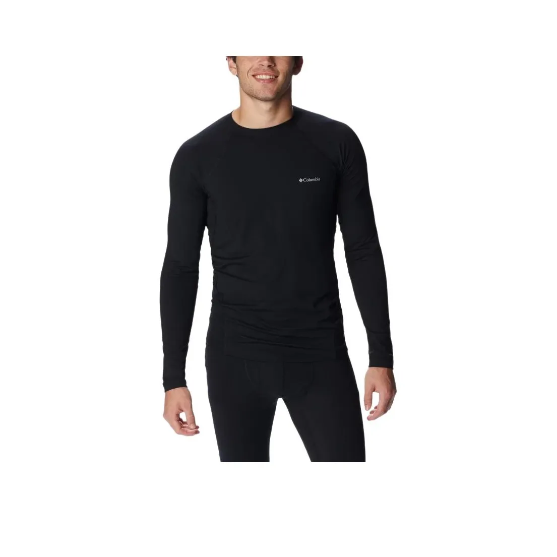 Коллаборация Columbia Omni Термическая Черная Мужская Рубашка
