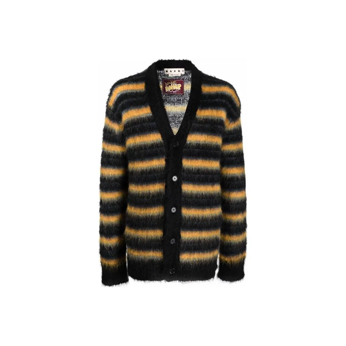 MARNI Button Up Striped Cardigan