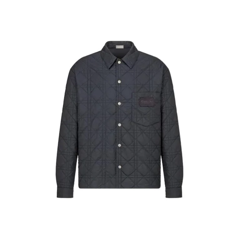 DIOR Logo Patch Long-Sleeved Jacket
