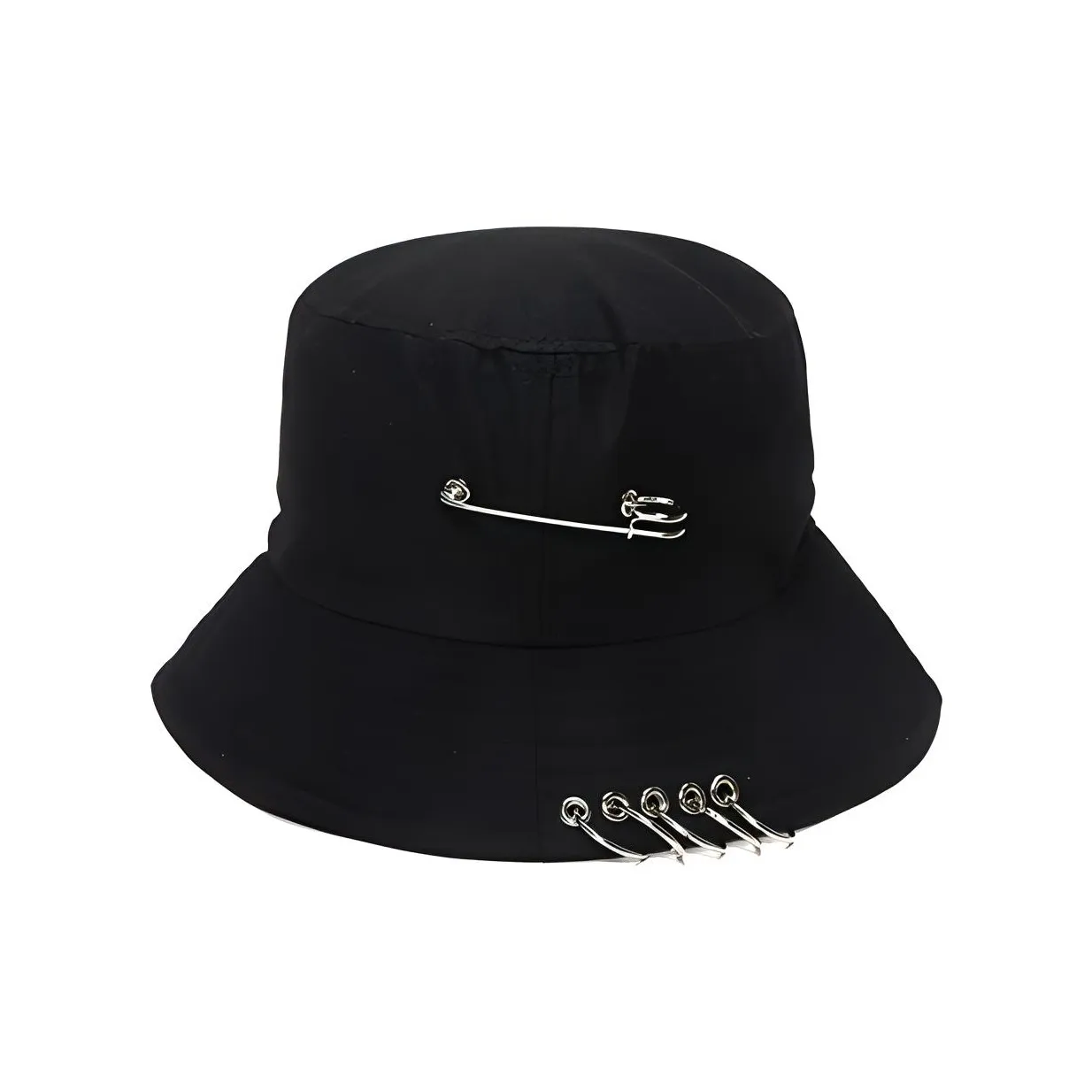 BAIJUAN Cotton Bucket Hats Унисекс Черный