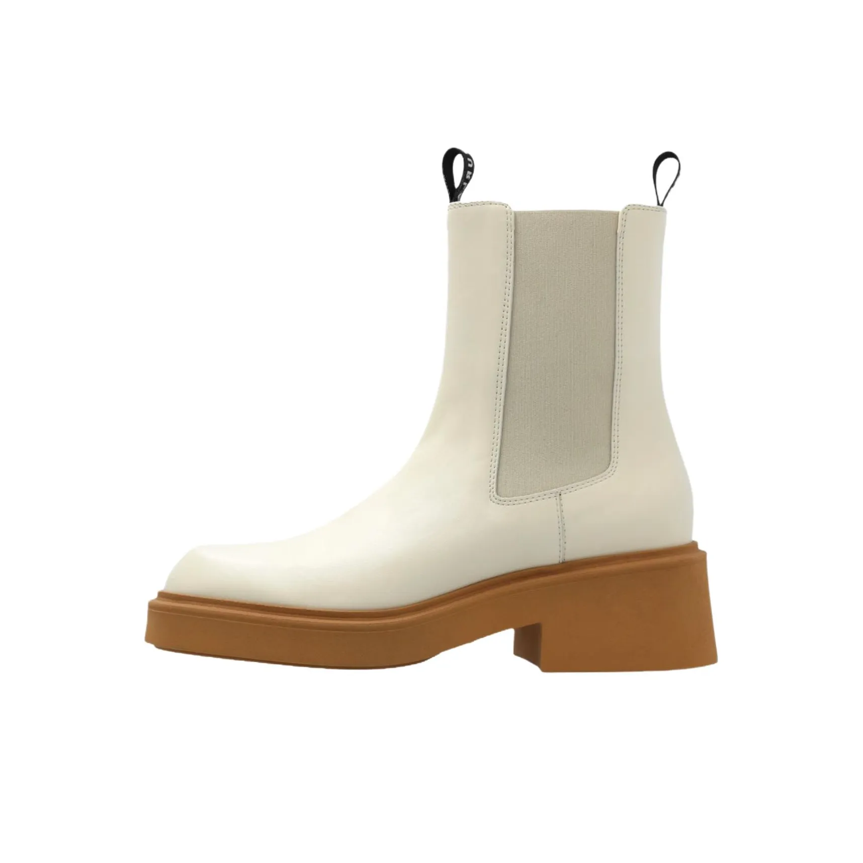 Furla Short Chelsea Boots Women's Ecru