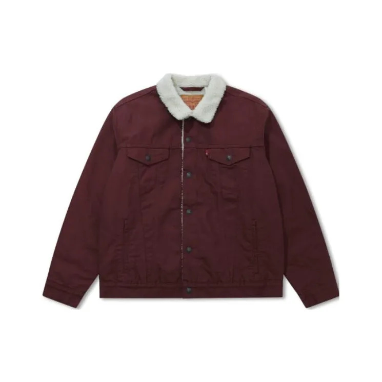 Levis Jackets Men's Burgundy