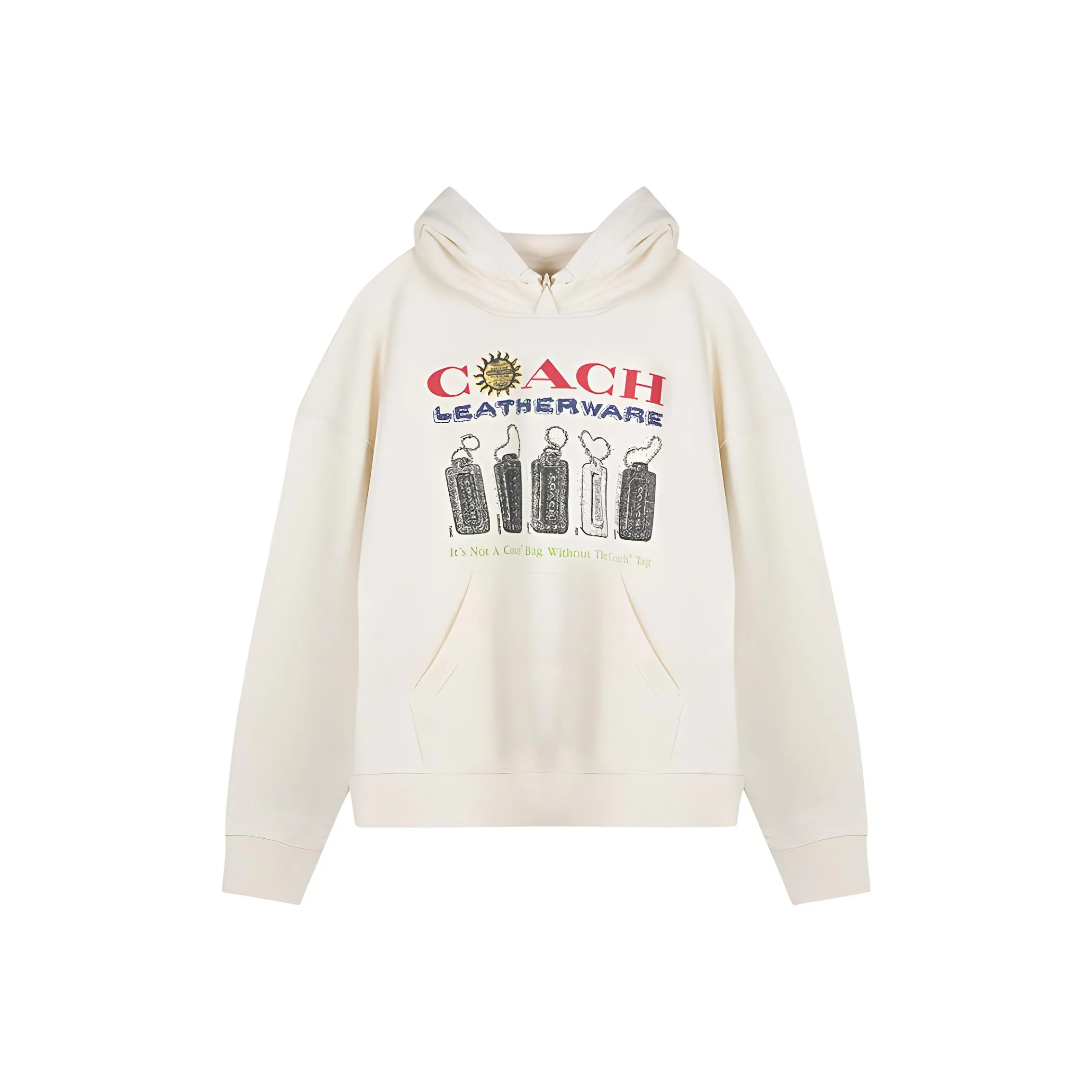 COACH SS25 Свитшот Унисекс Бежевый