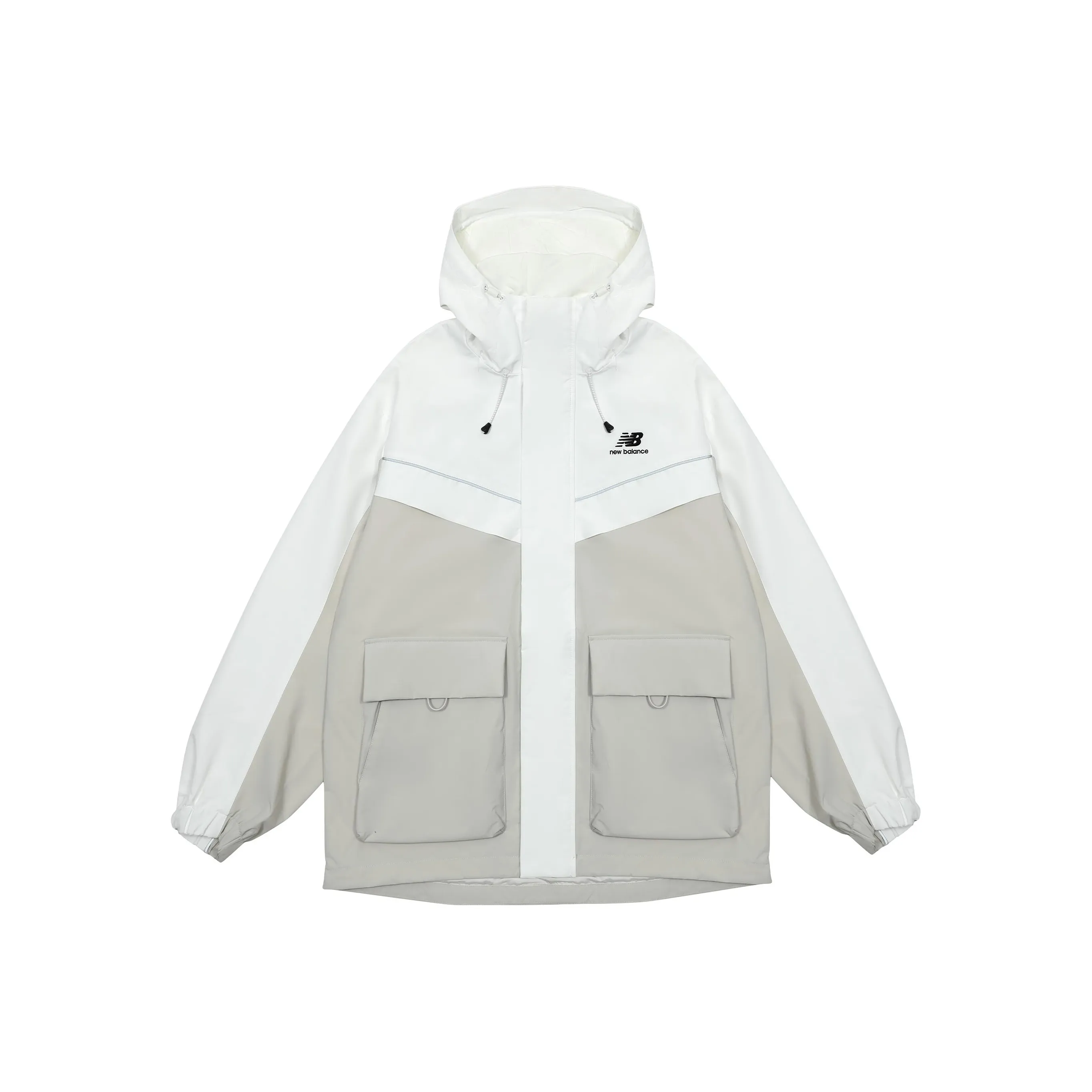 New Balance Windproof Woven Hooded Jacket Khaki