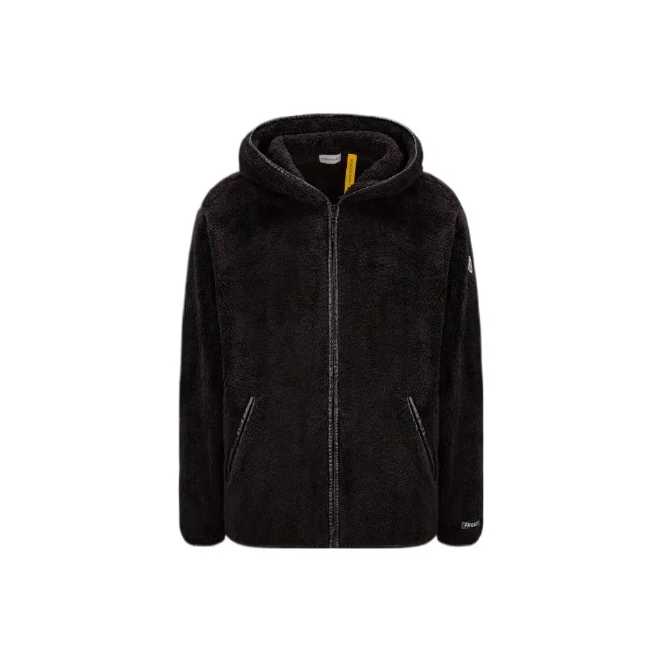 Fragment Design X MONCLER GENIUS MONCLER GENIUS X Fujiwara Hiroshi FRGMT Jackets Men Star Diamond Black
