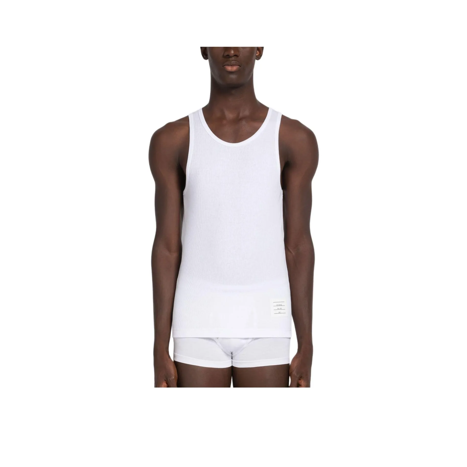 THOM BROWNE· Топ без рукавов Мужской Белый