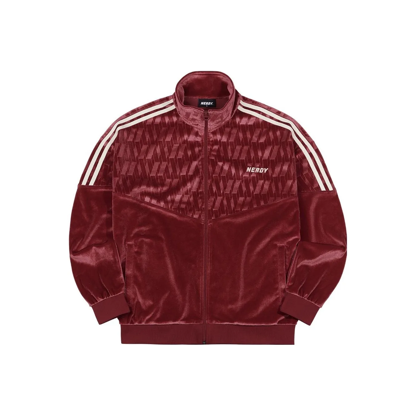 Nerdy Красно-коричневая Унисекс Куртка
