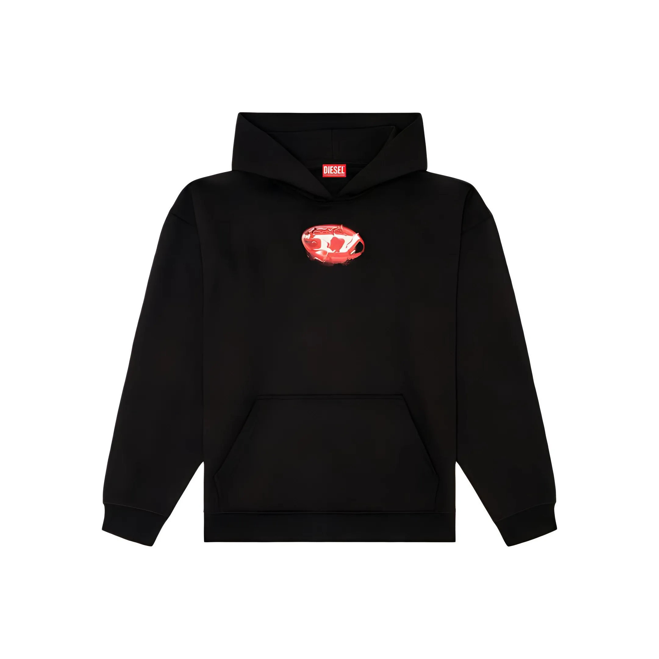 DIESEL S Boxt Hood K3 Water Effect Hoodie
