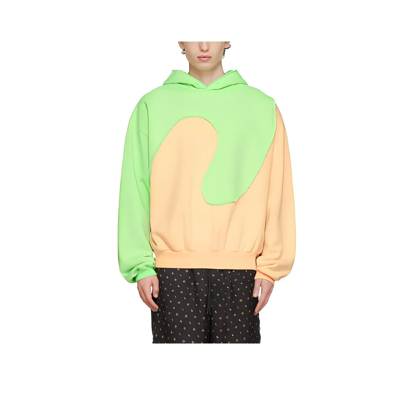 ERL Зеленый Мужской Свитшот