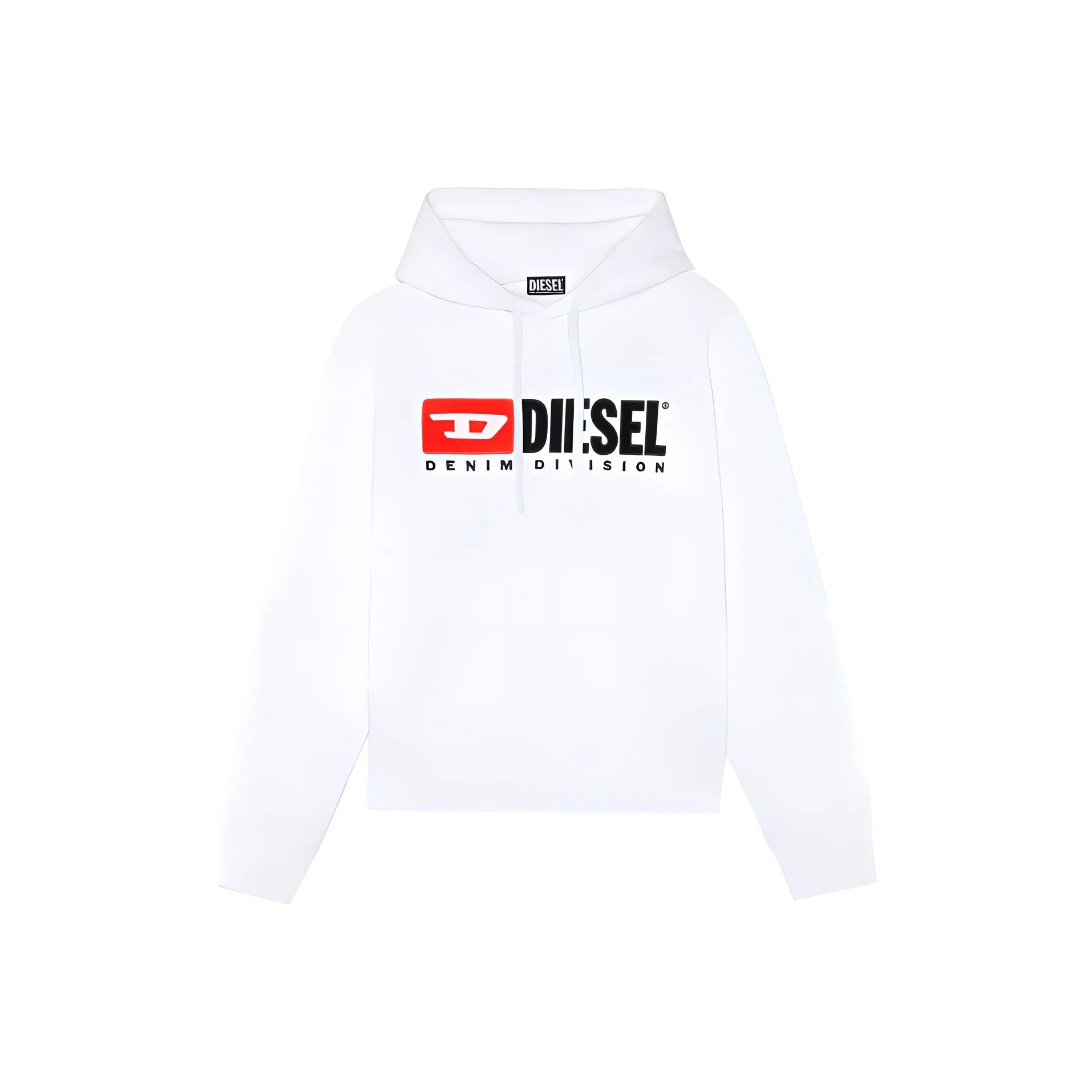 DIESEL S Ginn Hood Div Logo appliqué Hoodie