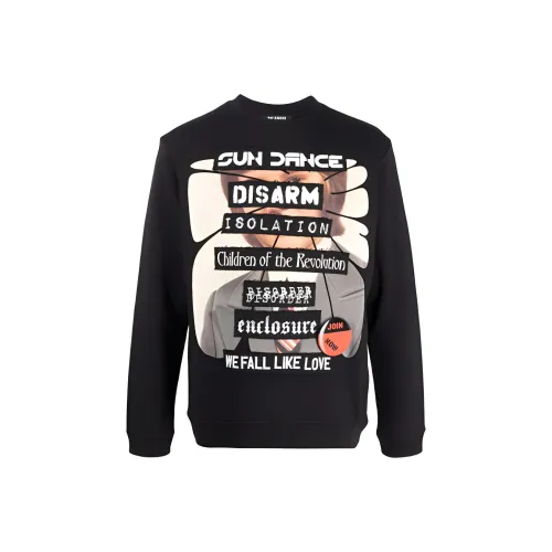 RAF SIMONS Черный Мужские Свитшоты