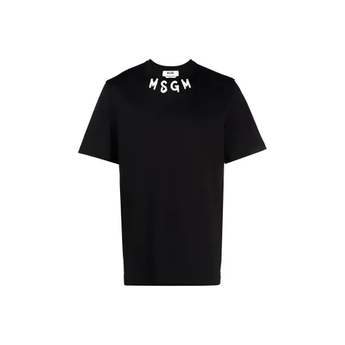 MSGM Черная Мужская Рубашка