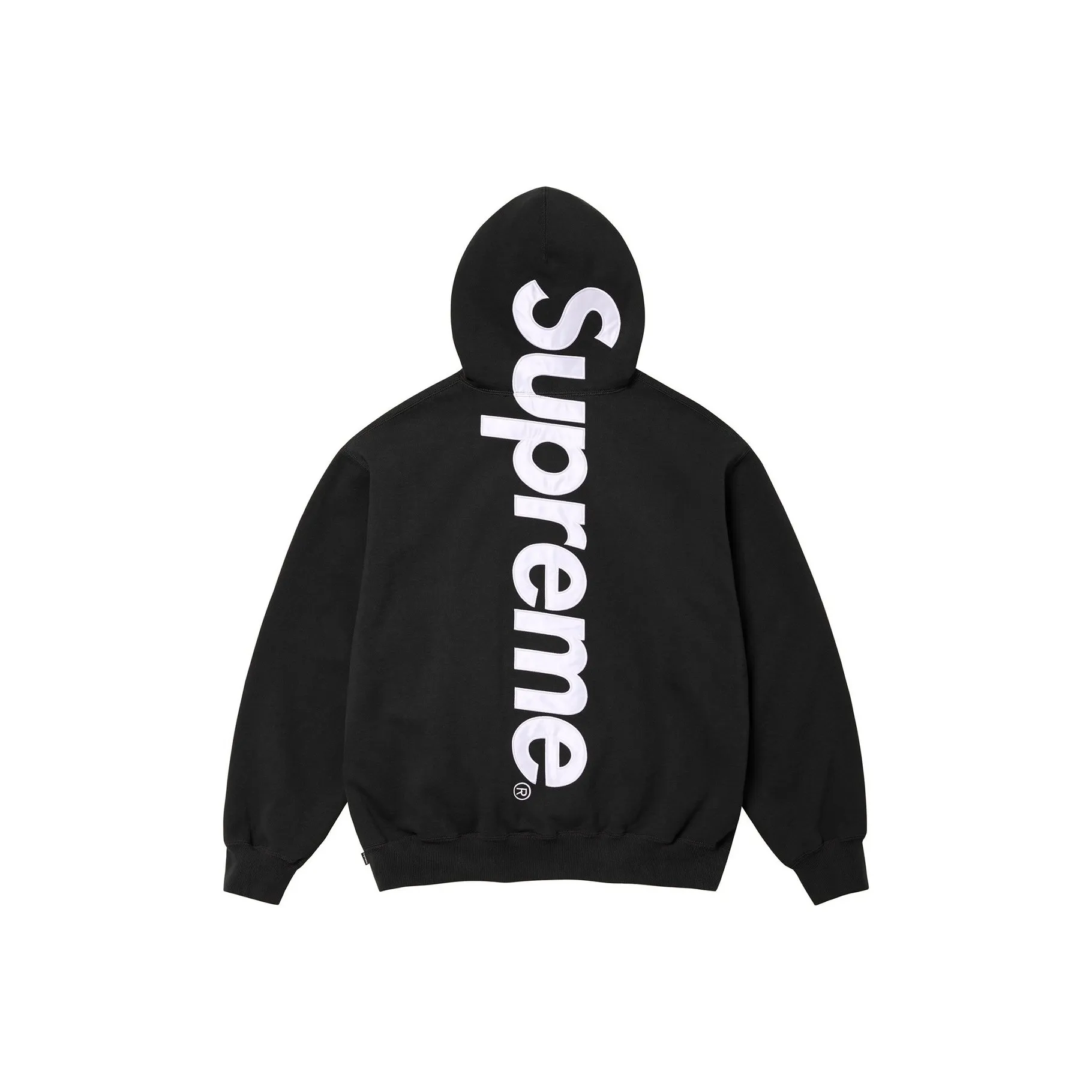 Supreme Satin Applique Hooded Sweatshirt FW24