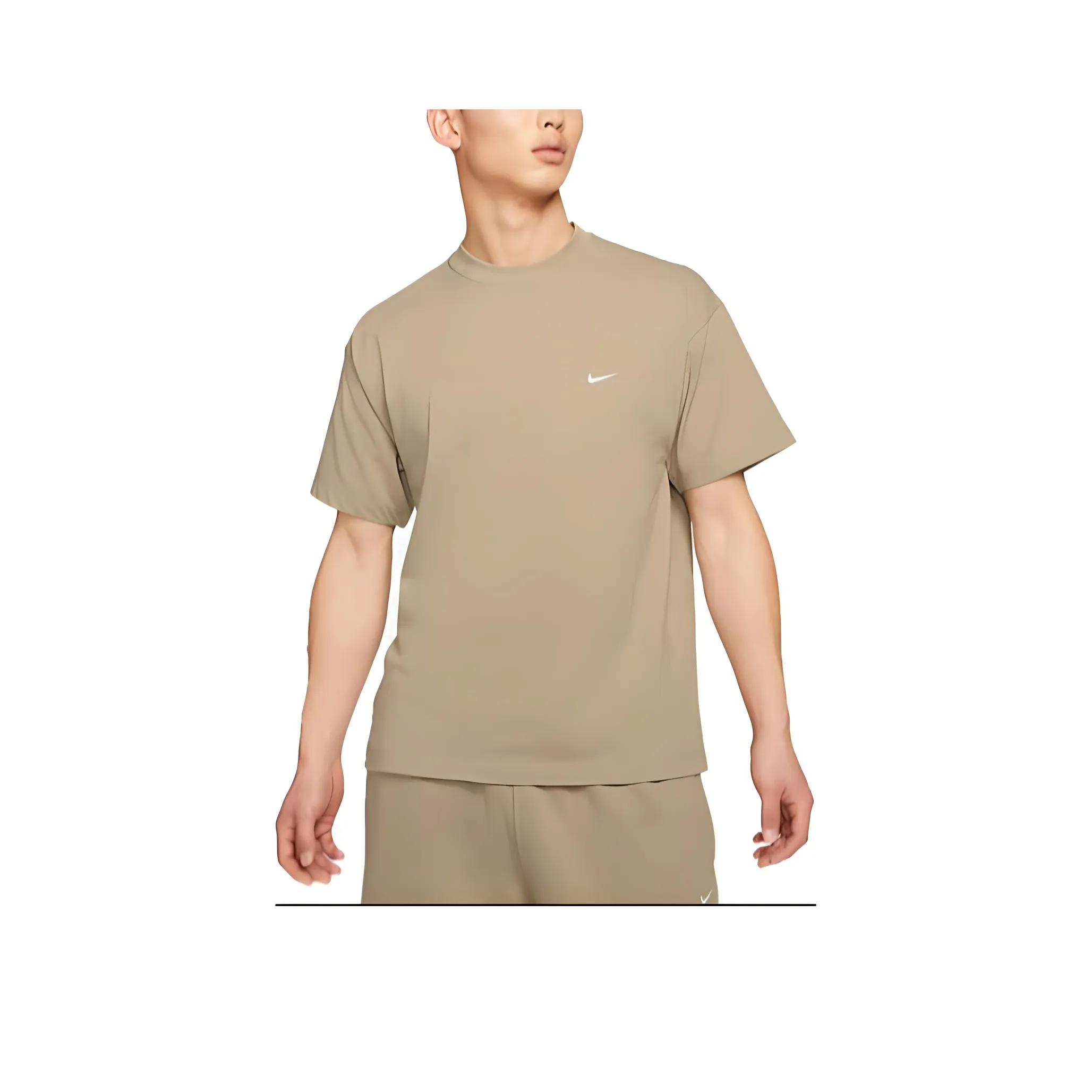 Nike Светло-коричневые Мужские T-рубашки