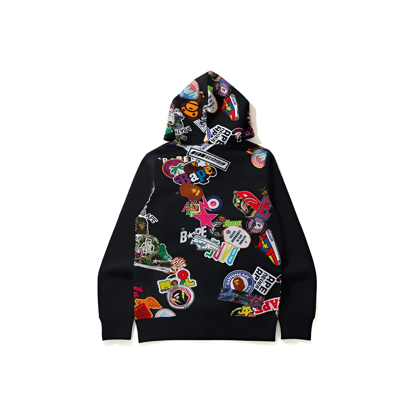 Levis community rainbow sleeveless t-shirt vest Multi Motif Print Full Zip Hoodie