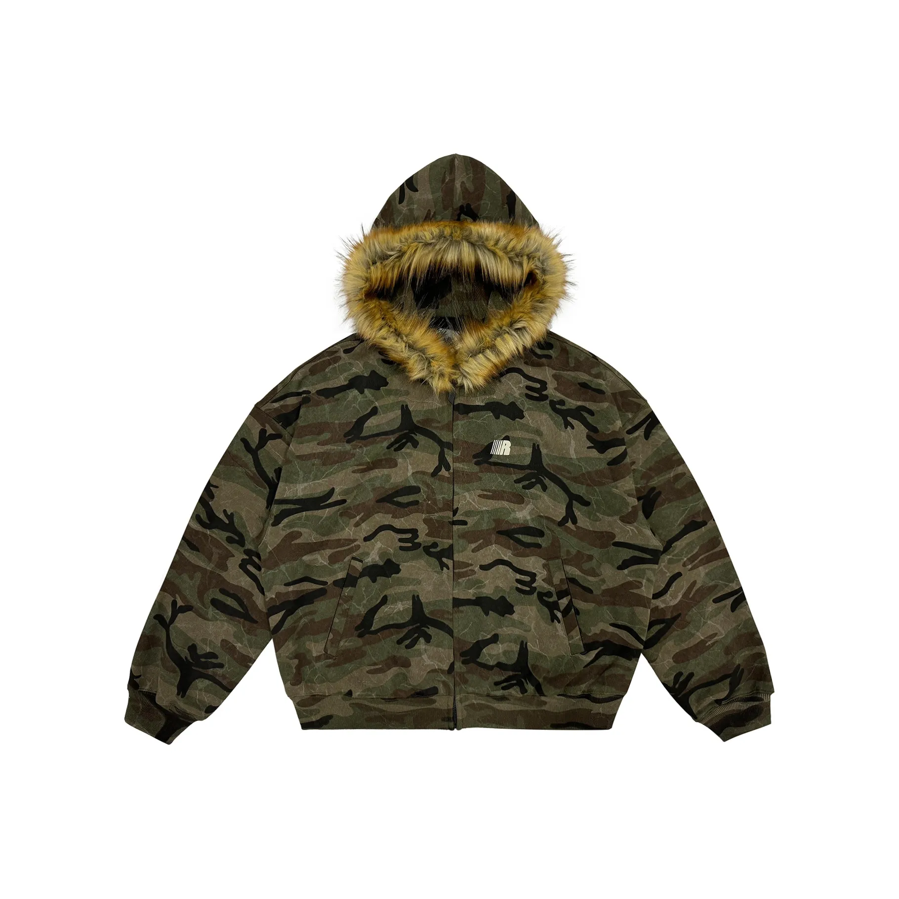 FDR Осенний Зимний Свитшот Унисекс Камуфляж