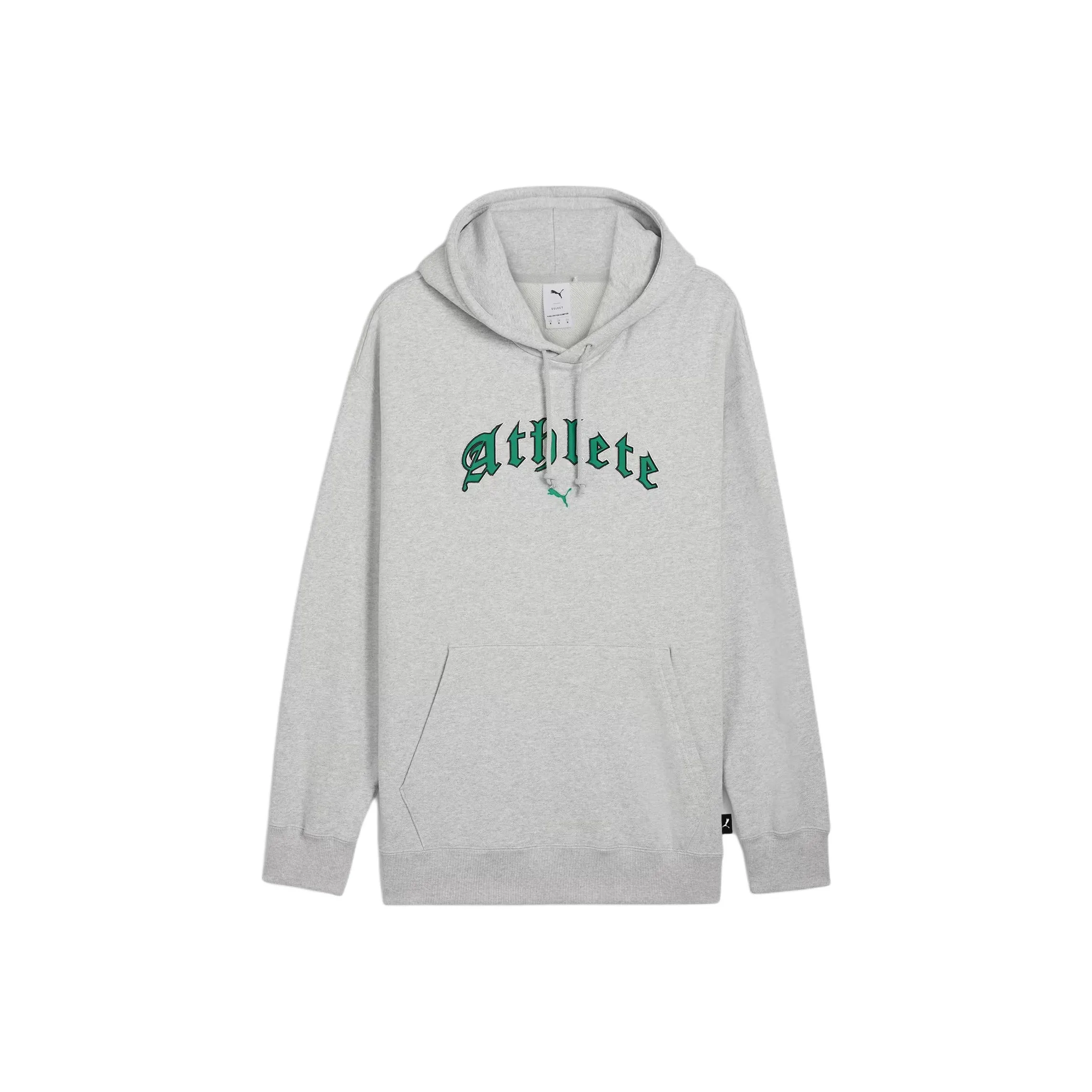 PUMA GRAPHICShoodie FW24 Athlete Sweatshirt Men's Light Gray