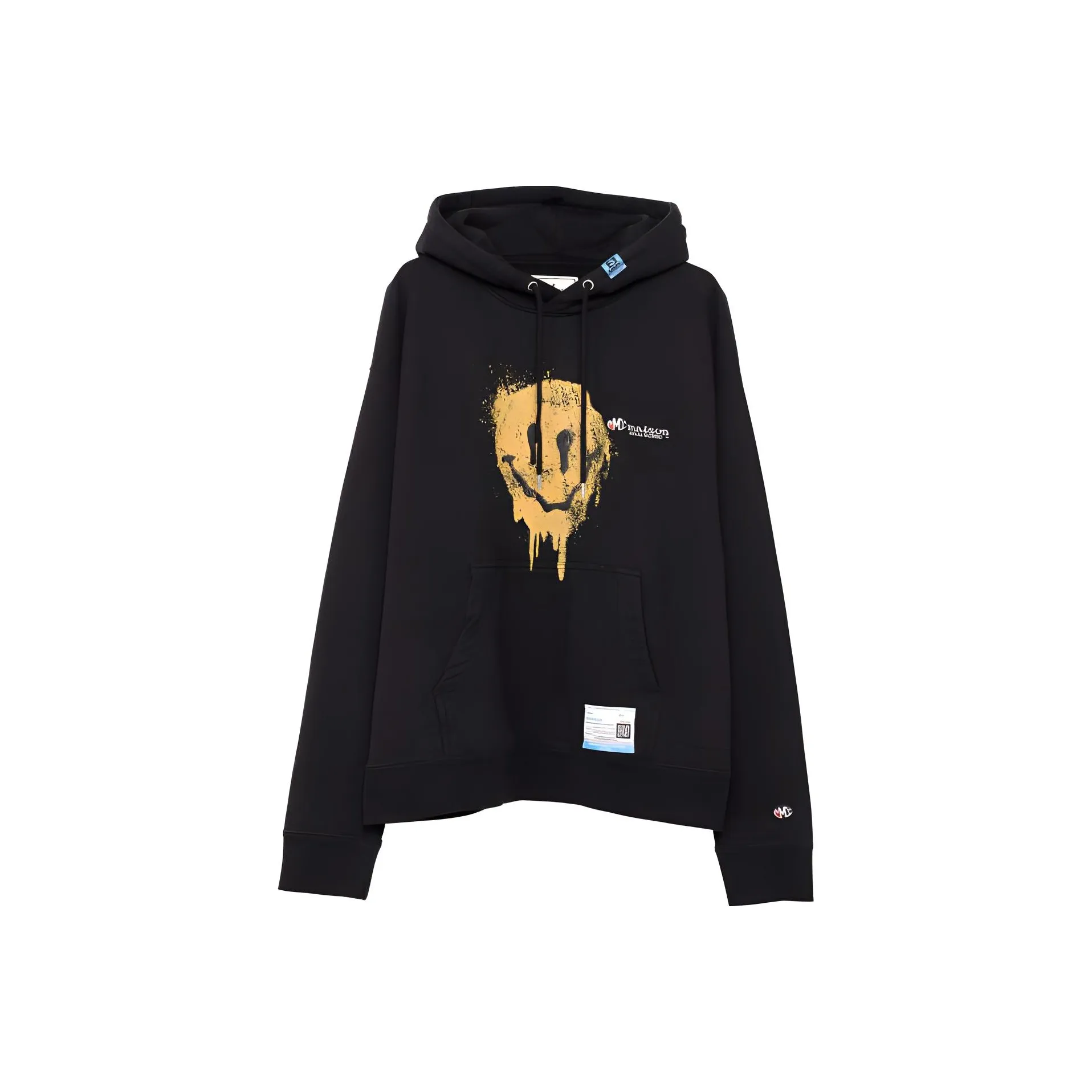Maison Mihara Yasuhiro Smiley-face Print Cotton Hoodie