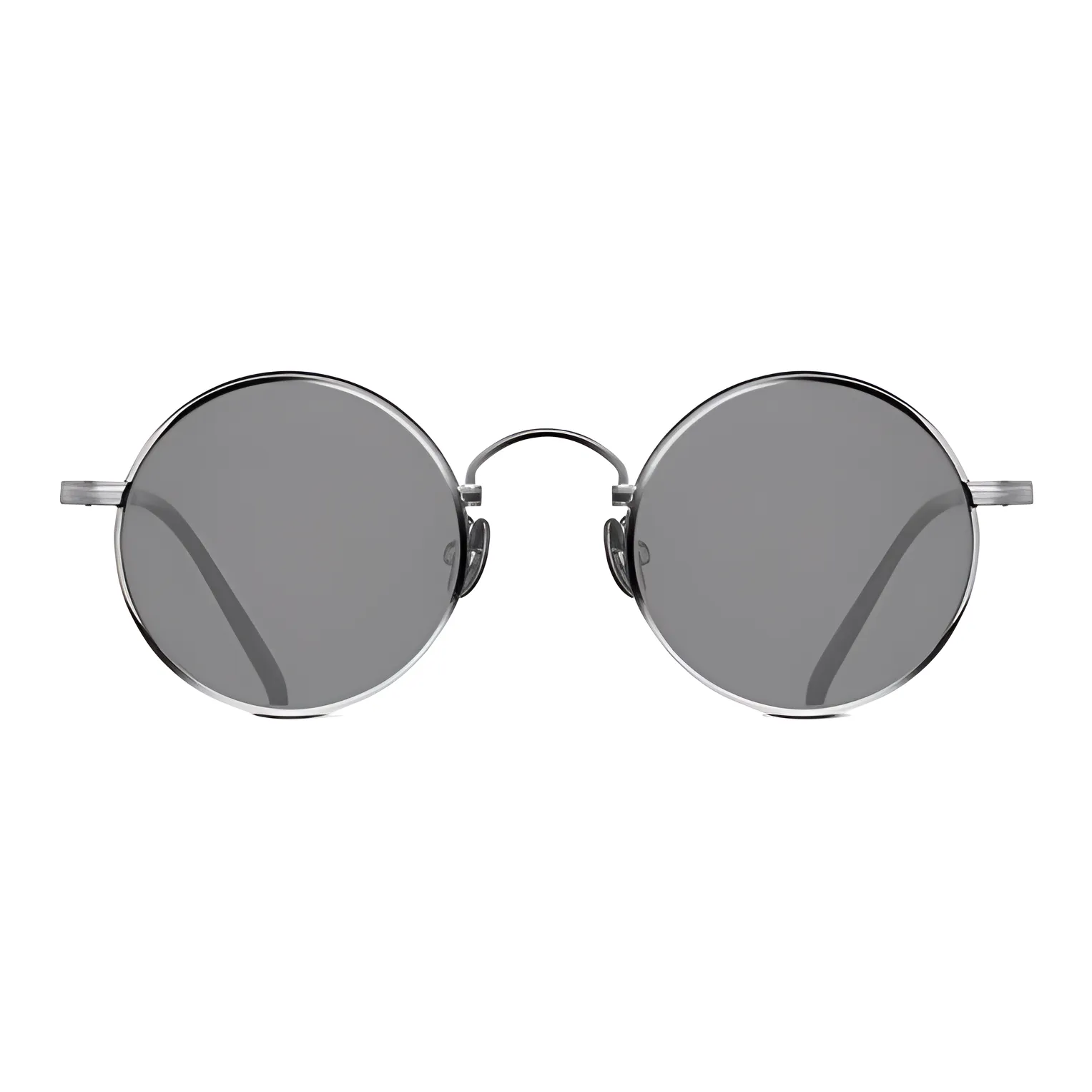 Matsuda Titanium Alloy Irregular Shape Sunglasses Men's Black