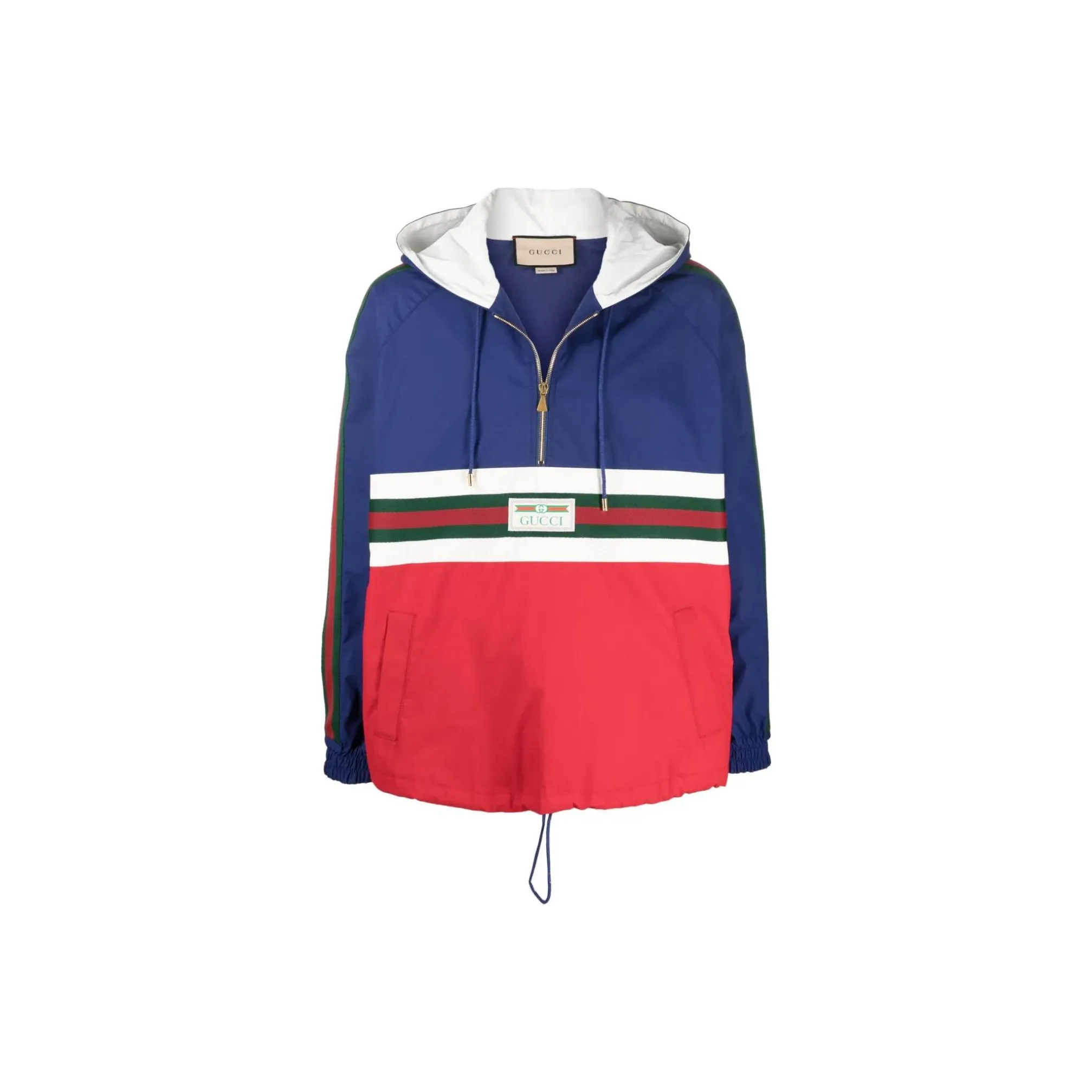 GUCCI Web stripe Hooded Windbreaker