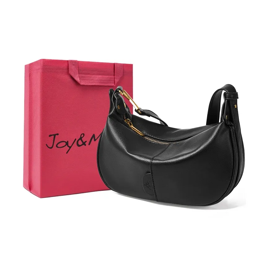 Joy Mario Французский дизайн Подмышечный Мода Тренд Премиум Повседневный Коммутирование Стандартный Женский Черный Белый