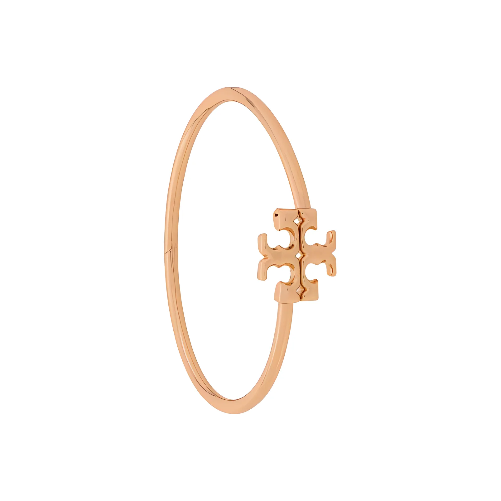 TORY BURCH Logo Plaque Slip On Cuff Bracelet