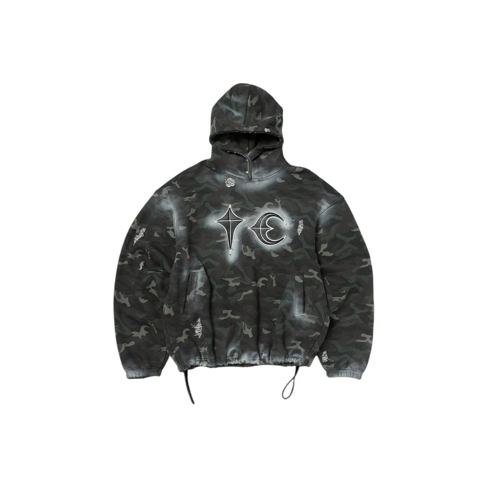 THUG CLUB SS25 Свитшот Унисекс Камуфляж