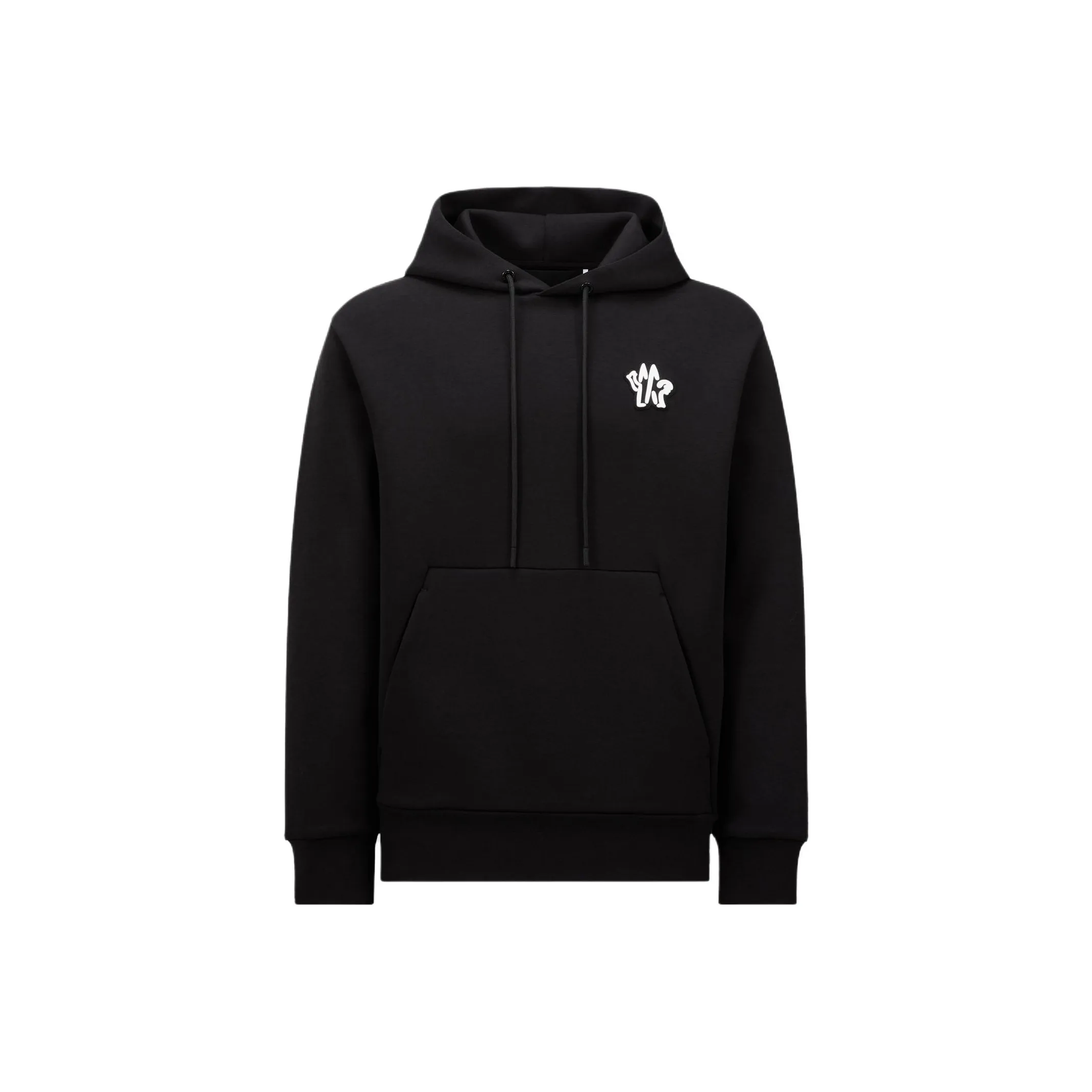 Moncler Logo Patch Drawstring Hoodie