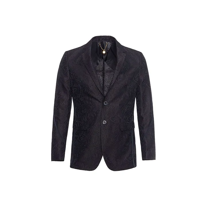 DAVID NAMAN Темно-синий Синий Мужской Деловой Костюм