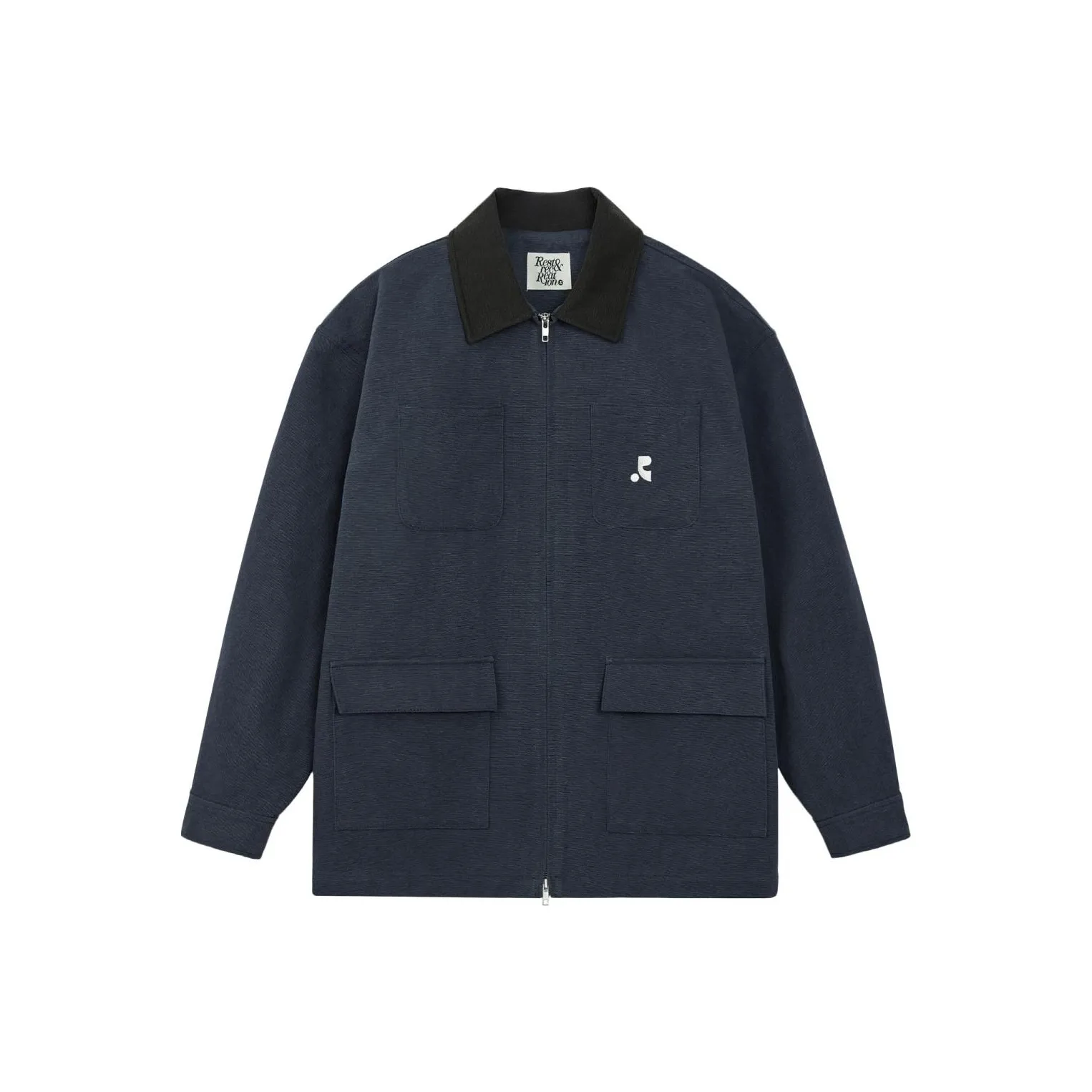 Rest Recreation SS25 Cotton Work Куртка Куртки Пальто Мужской Темно-синий Синий Морской Синий