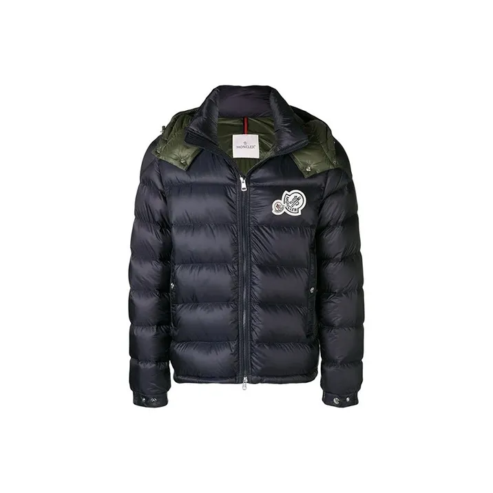 Moncler Down Jackets Men Navy Blue