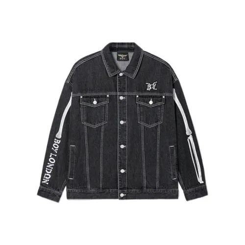 BOY LONDON Черные унисекс джинсовые куртки
