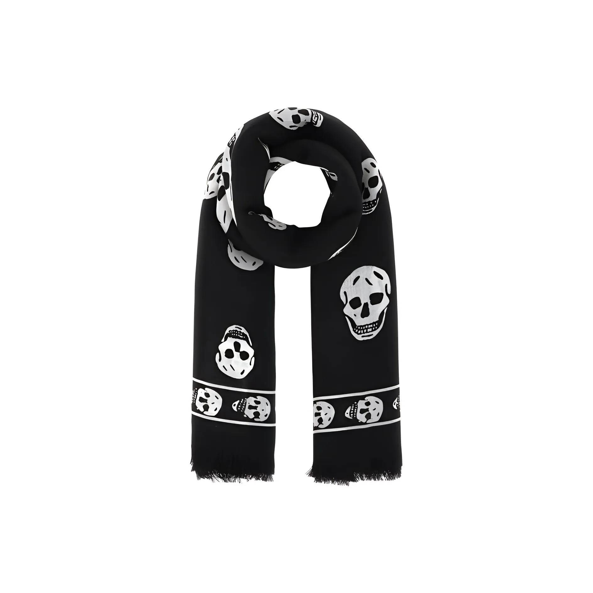 Alexander McQueen Skull Printed Scarf