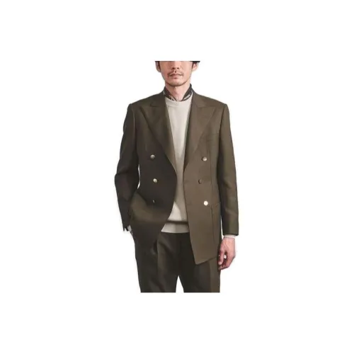 United Arrows Коричневый Мужские офисные костюмы