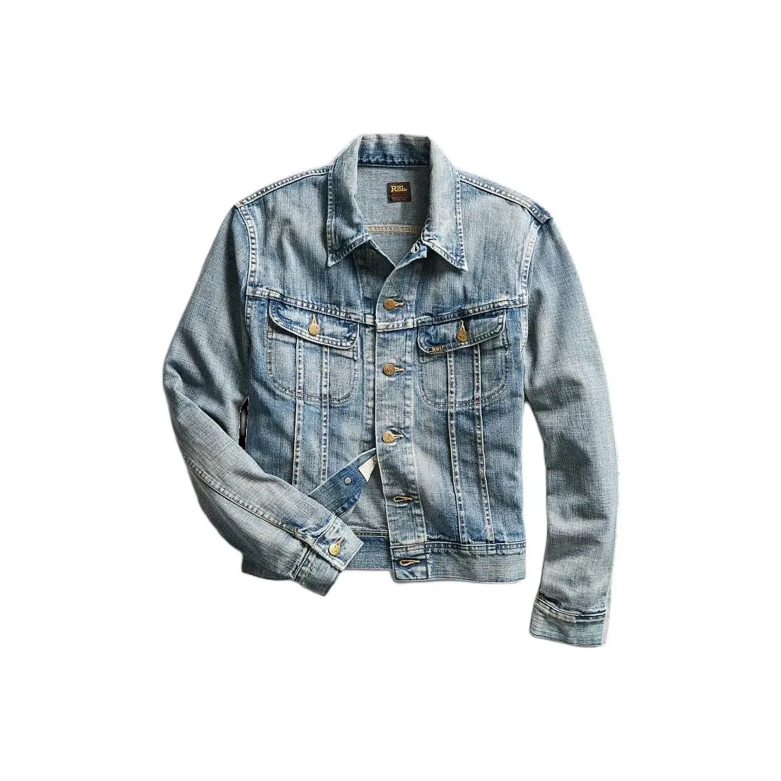 DOUBLE RL SS23 Denim Jacket Men's Blue
