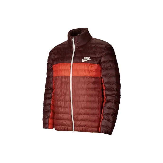 Nike Puffer jacket Armani Men's Nightfall Red Brown