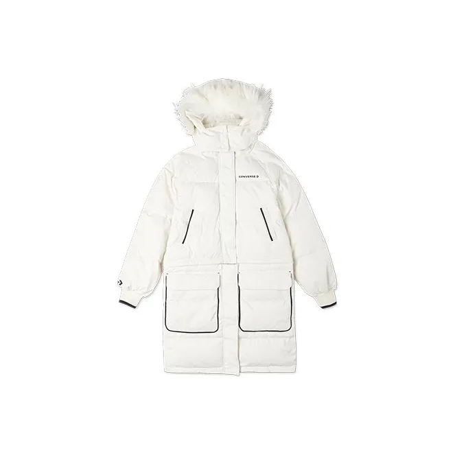 Конверс Белые Женские Пуховики