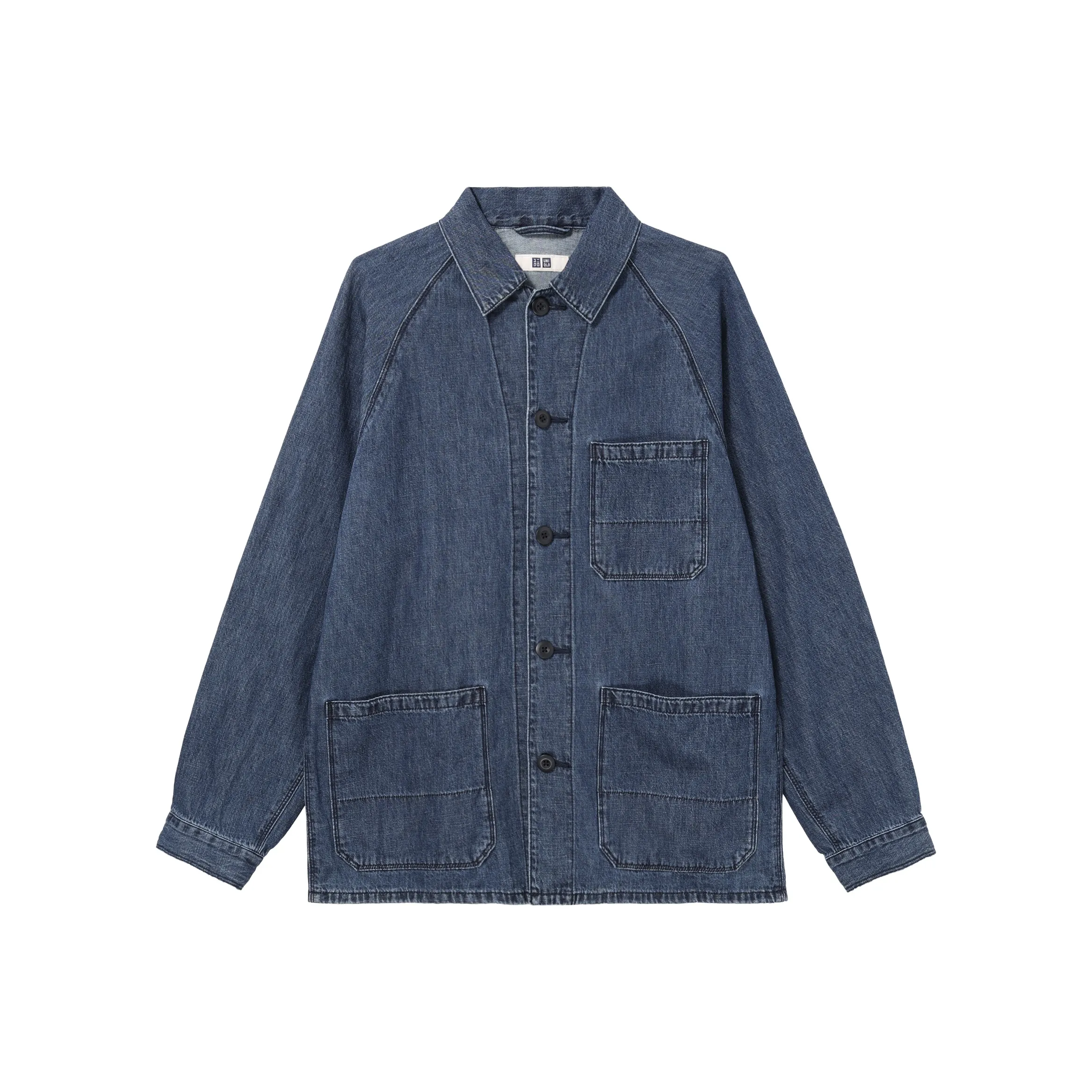 UNIQLO Denim Jacket Unisex Blue UNIQLO Деним Куртка Унисекс Синий