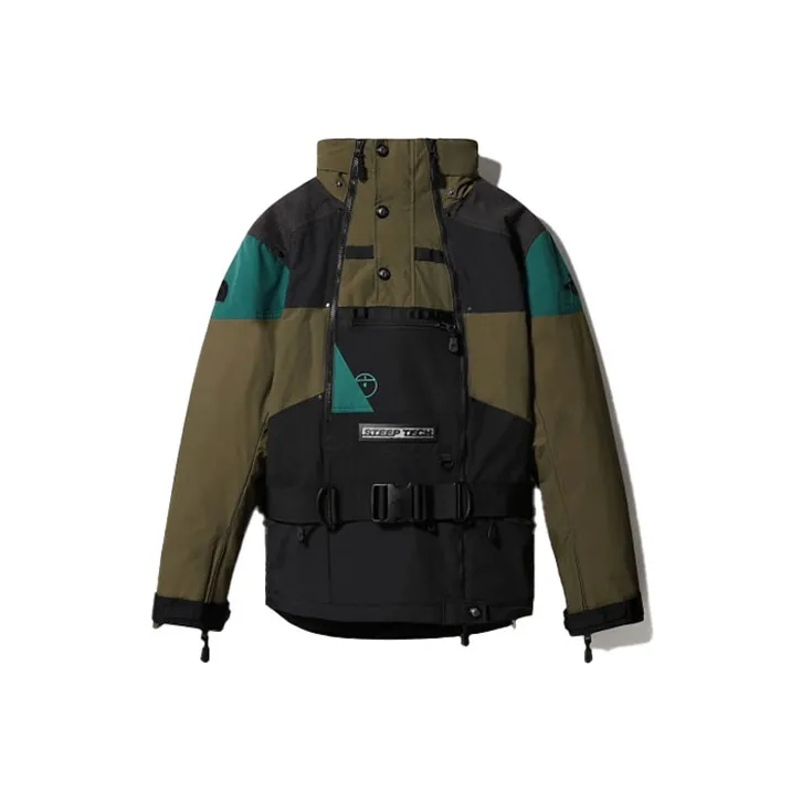 THE NORTH FACE Windbreaker Jackets Men Olive Green