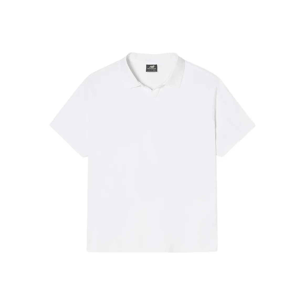 New Balance FROZENSEMI OVER FIT OPEN CARAT Polo Shirt Men's 10 White